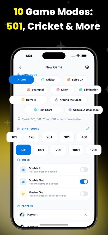 Darts Counter Scoring App screenshot