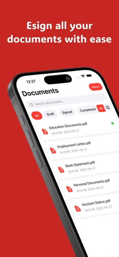 Edit Documents: Sign PDF screenshot