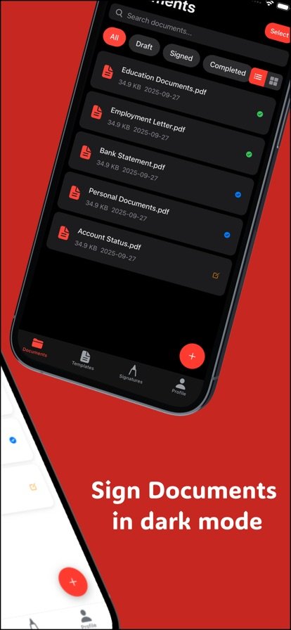 Edit Documents: Sign PDF screenshot