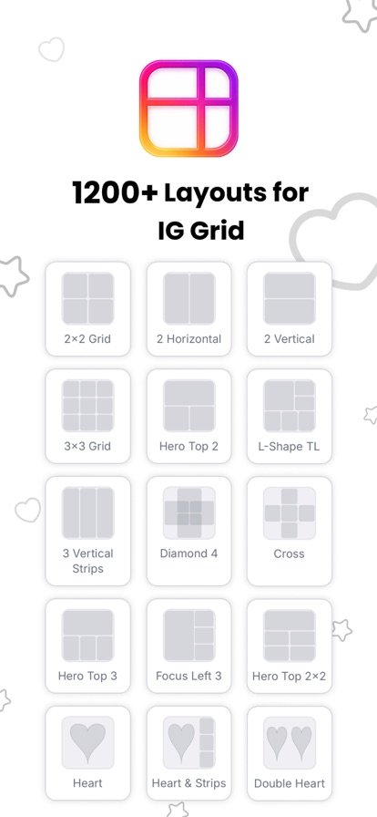 Layout for Instagram: IG Grid screenshot