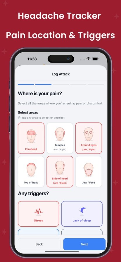 Migraine Tracker: Log Headache screenshot