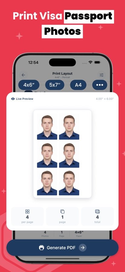 Passport Picture: Photo Maker screenshot
